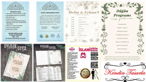 Organizasyon Programı Baskı