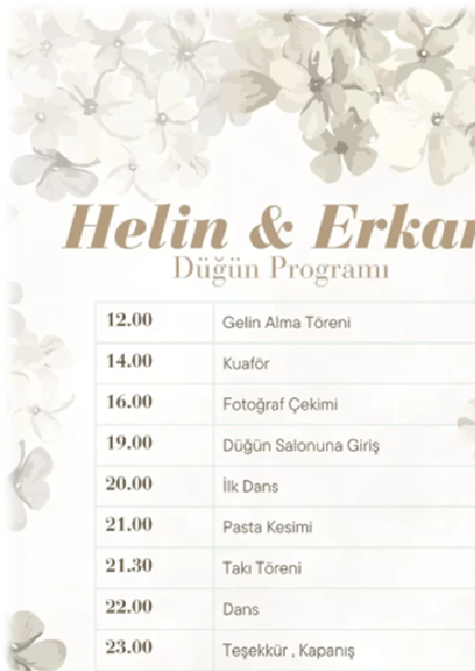 Organizasyon Programı Baskı, Bursa Organizasyon Program Akışı Baskı, Organizasyon Yönetimi Programı Baskı, Organizasyon Şeması Baskı, Organizasyon Planı ve Davetli Listesi Baskı, Düğün Programı Baskı, Söz Nişan Programı Baskı, Davetli Listesi Baskı, Yemek Mönüsü Baskı, Program Davetiye Baskı, Kurumsal Organizasyon Programı Baskı, Organizasyon Şeması Baskı, Kurumsal Bölümler Baskı, Konuşma Programı Baskı, Program Akış Dokümanı Baskı